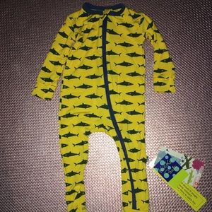 Kickee Lemon  Shark  Footie 🍋 🦈